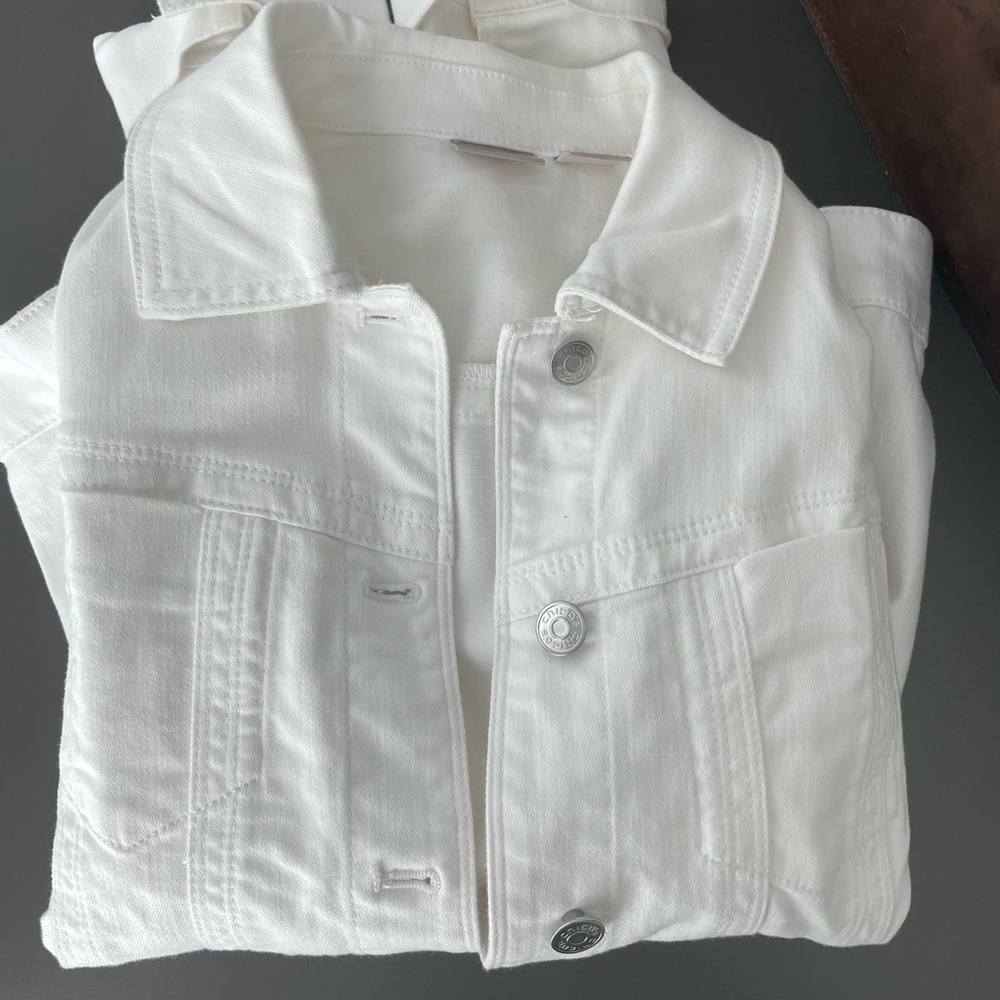 chico’s no stain white denim jacket - Picture 3 of 3